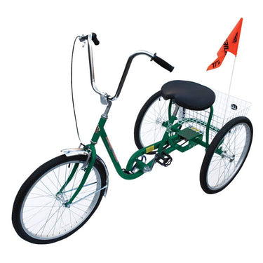 STANDARD INDUSTRIAL BICYCLE 250 LB GREEN - Model IBIKE-3-DC-G